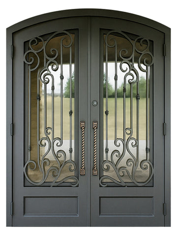 Royal 361 Wrought Iron Custom Exterior Door by Nova