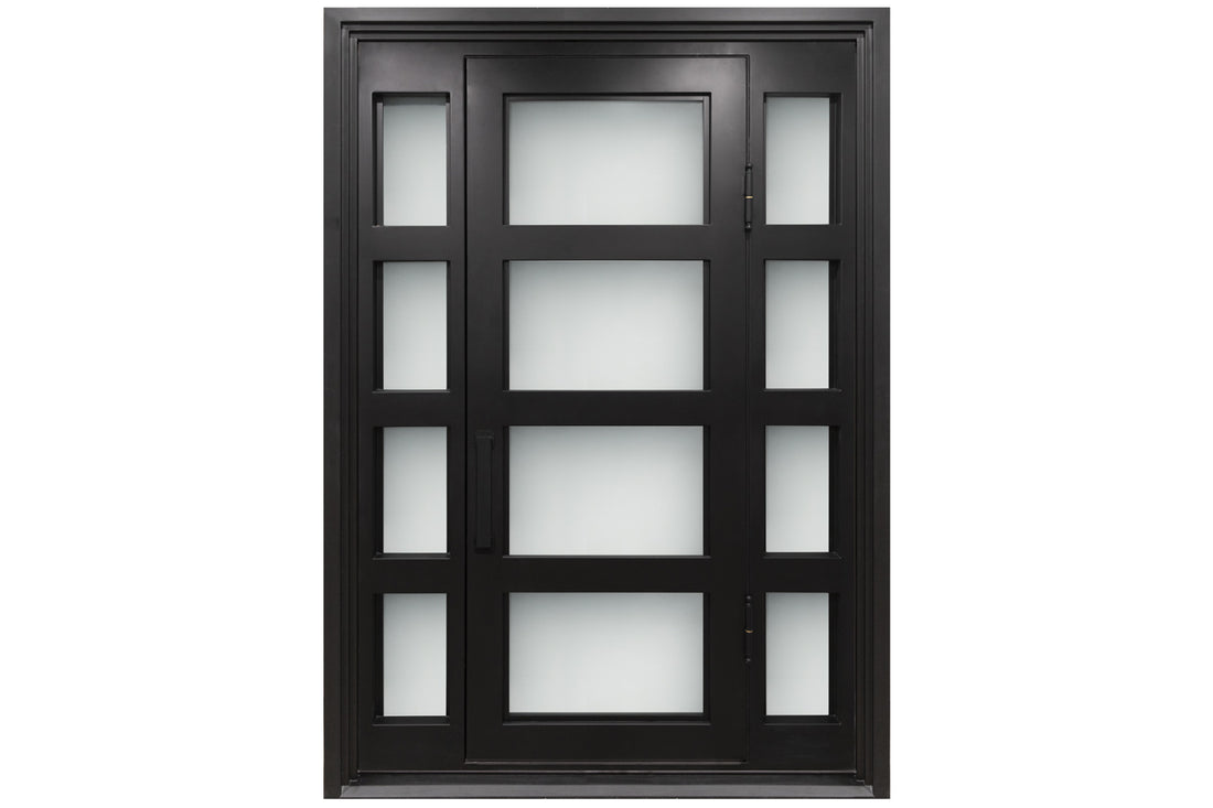 Nova Royal Series Wrought Iron Custom Exterior Door Style 051