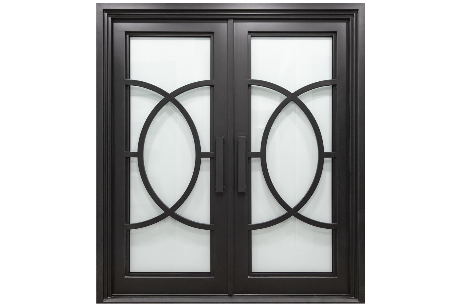 Nova Royal Series Wrought Iron Custom Exterior Door Style 053