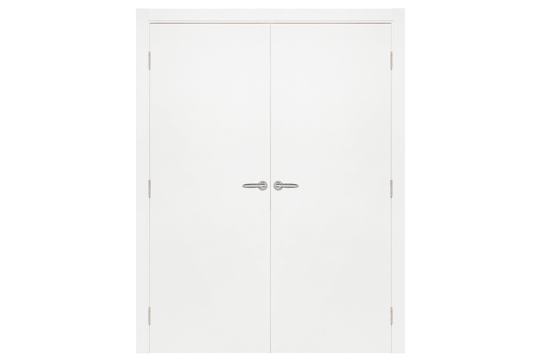 Nova Smart 001 White Cortex Laminated Modern Interior Door - Double Door