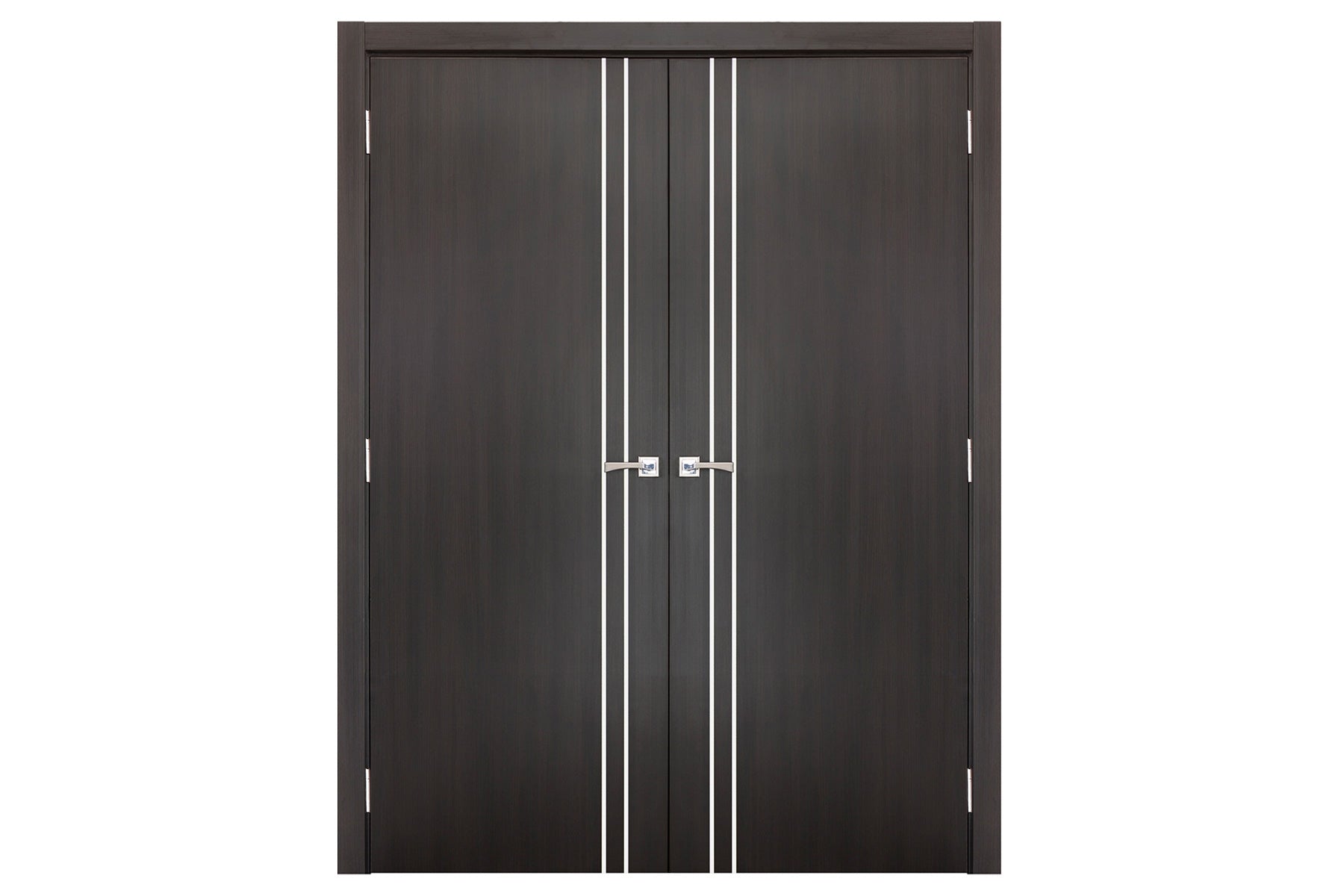 Nova Smart 002 Wenge Eco Veneer Modern Interior Door - Double Door