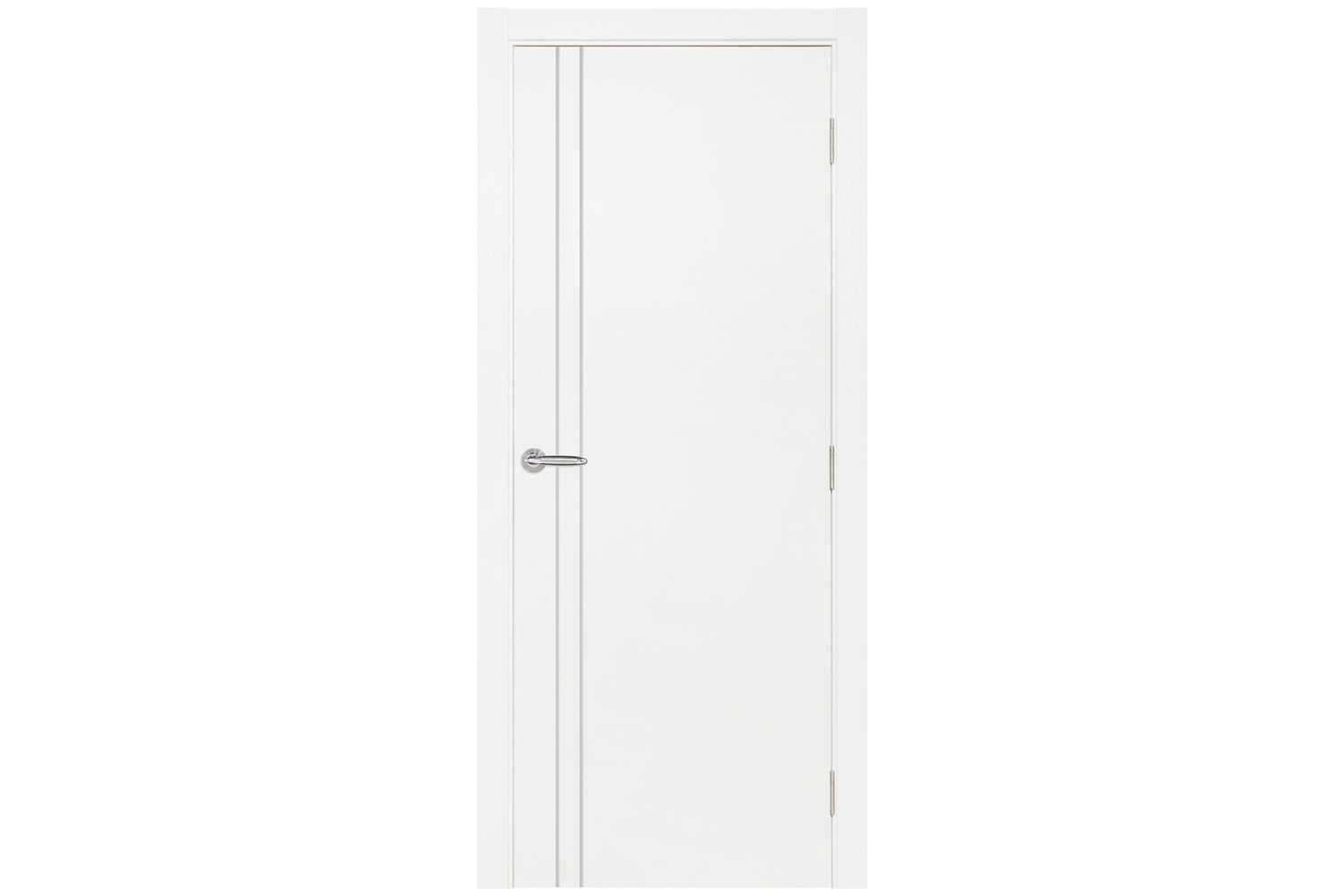 Nova Smart 002 White Cortex Laminated Modern Interior Door - Single Door