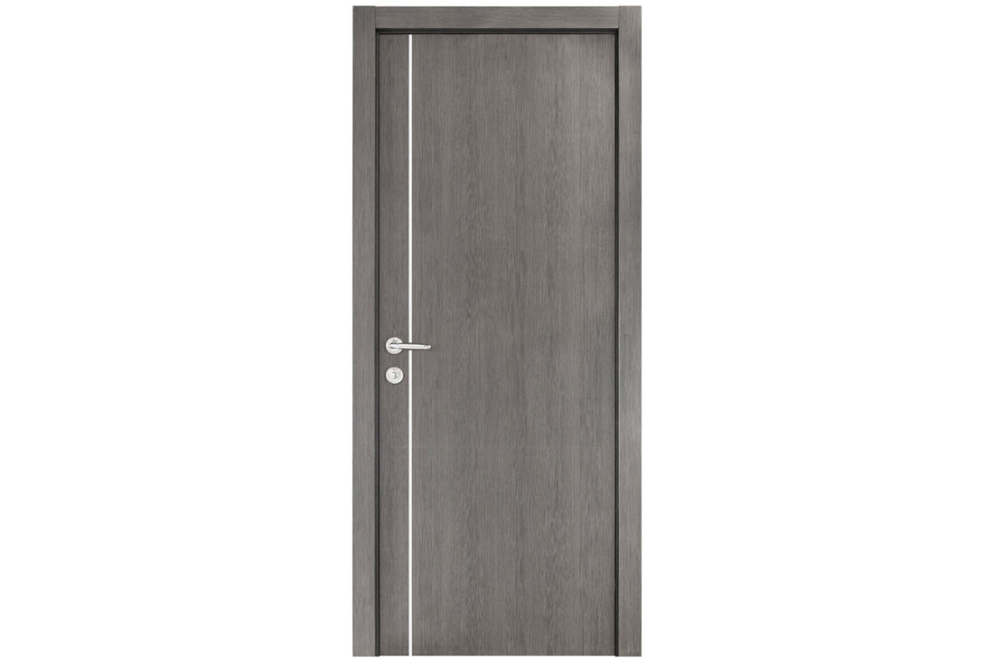 Nova Smart 003 Gray Eco Veneer Modern Interior Door - Single Door