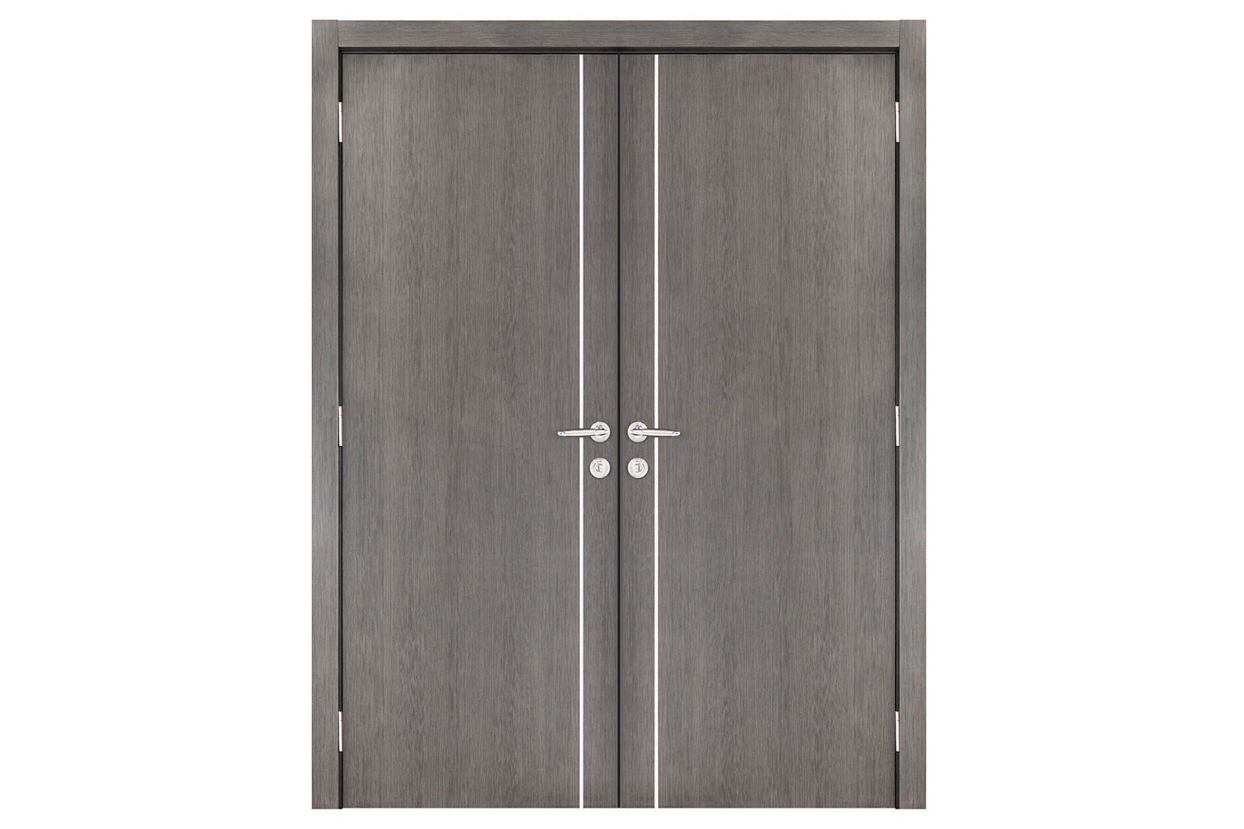 Nova Smart 003 Gray Eco Veneer Modern Interior Door - Double Door