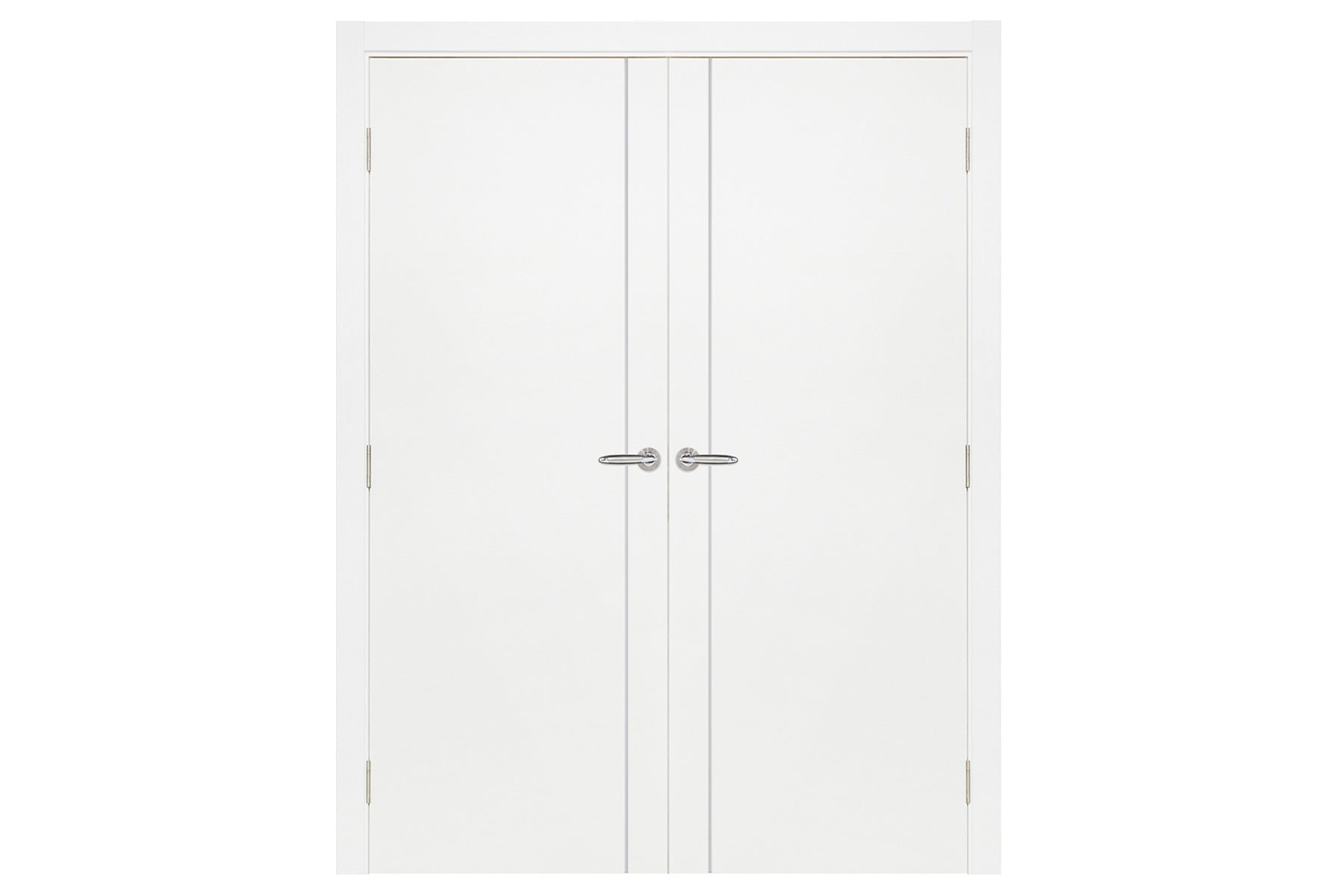 Nova Smart 003 White Cortex Laminated Modern Interior Door - Double Door