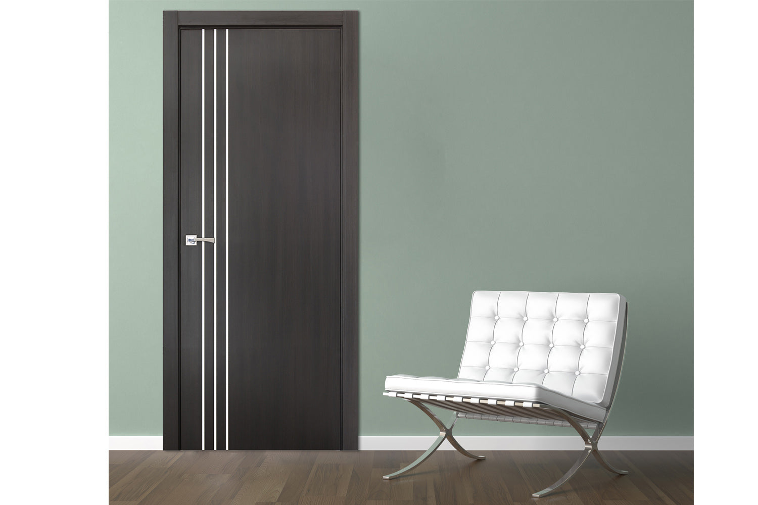 Nova Smart 004 Wenge Eco Veneer Modern Interior Door
