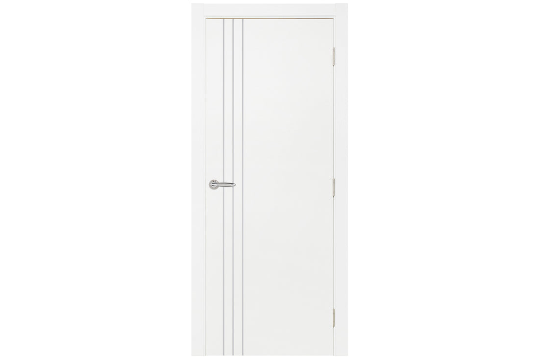 Nova Smart 004 White Cortex Laminated Modern Interior Door - Single Door