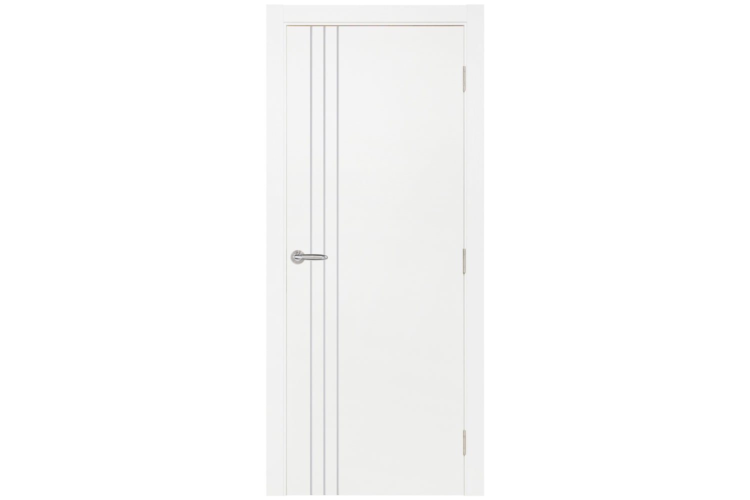 Nova Smart 004 White Cortex Laminated Modern Interior Door - Single Door
