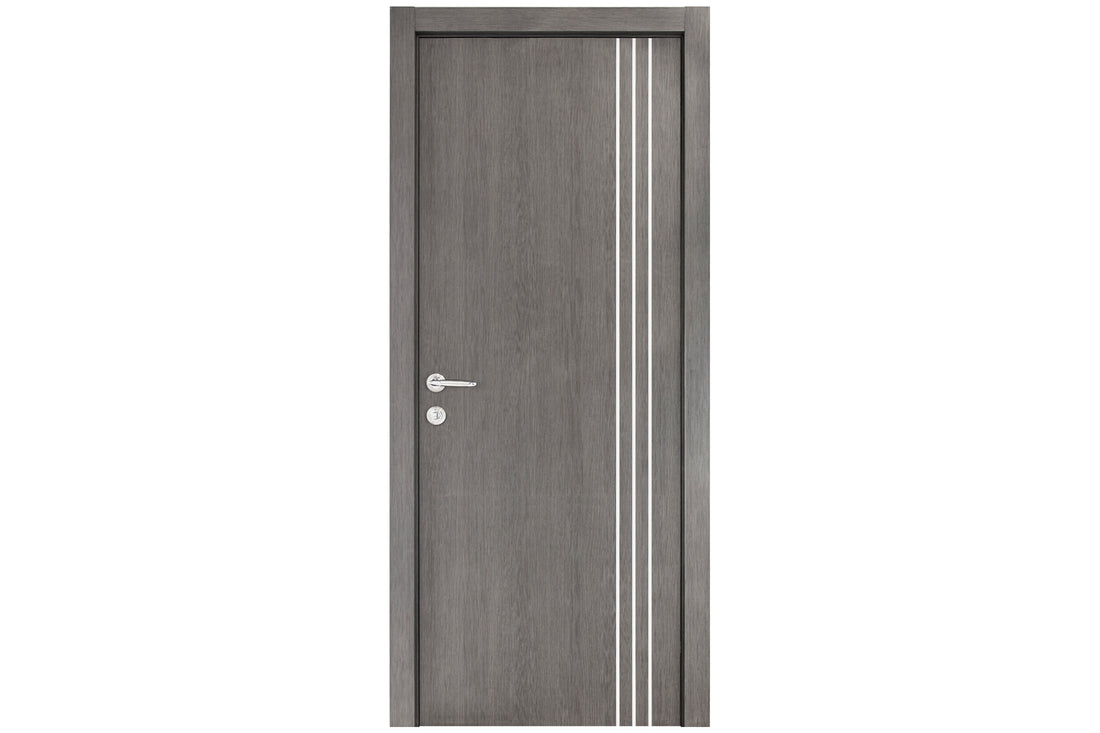 Nova Smart 005 Gray Eco Veneer Modern Interior Door - Single Door