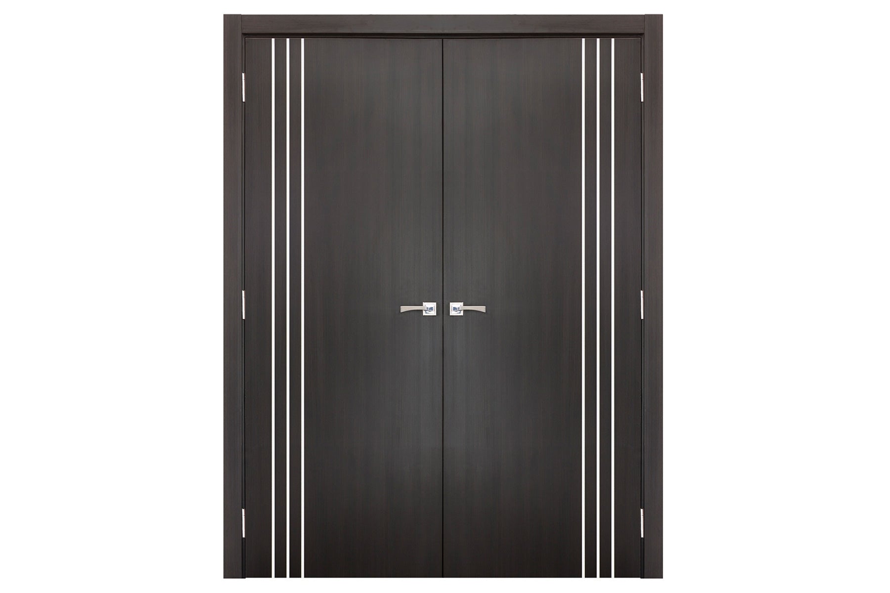 Nova Smart 005 Wenge Eco Veneer Modern Interior Door - Double Door