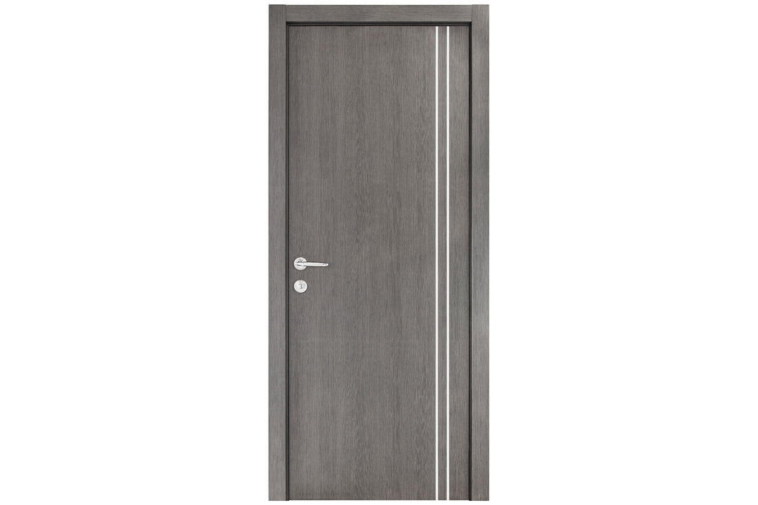 Nova Smart 006 Gray Eco Veneer Modern Interior Door - Single Door