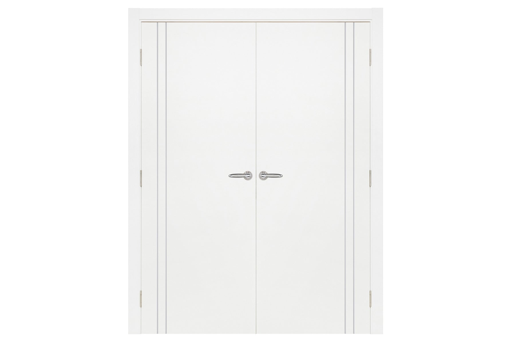 Nova Smart 006 White Cortex Laminated Modern Interior Door - Double Door