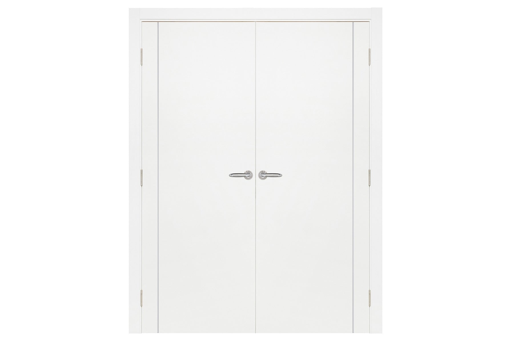 Nova Smart 007 White Cortex Laminated Modern Interior Door - Double Door