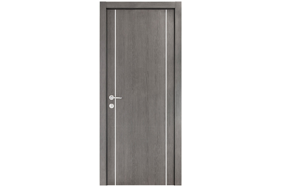 Nova Smart 008 Gray Eco Veneer Modern Interior Door - Single Door