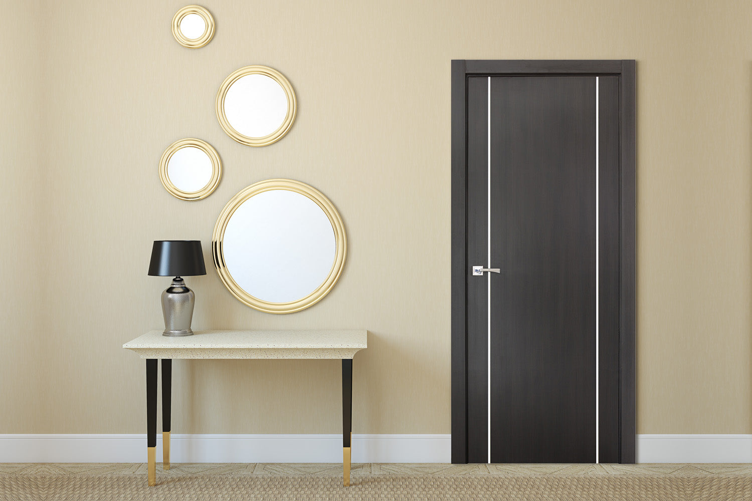Nova Smart 008 Wenge Eco Veneer Modern Interior Door