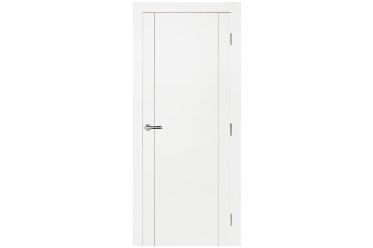 Nova Smart 008 White Cortex Laminated Modern Interior Door - Single Door