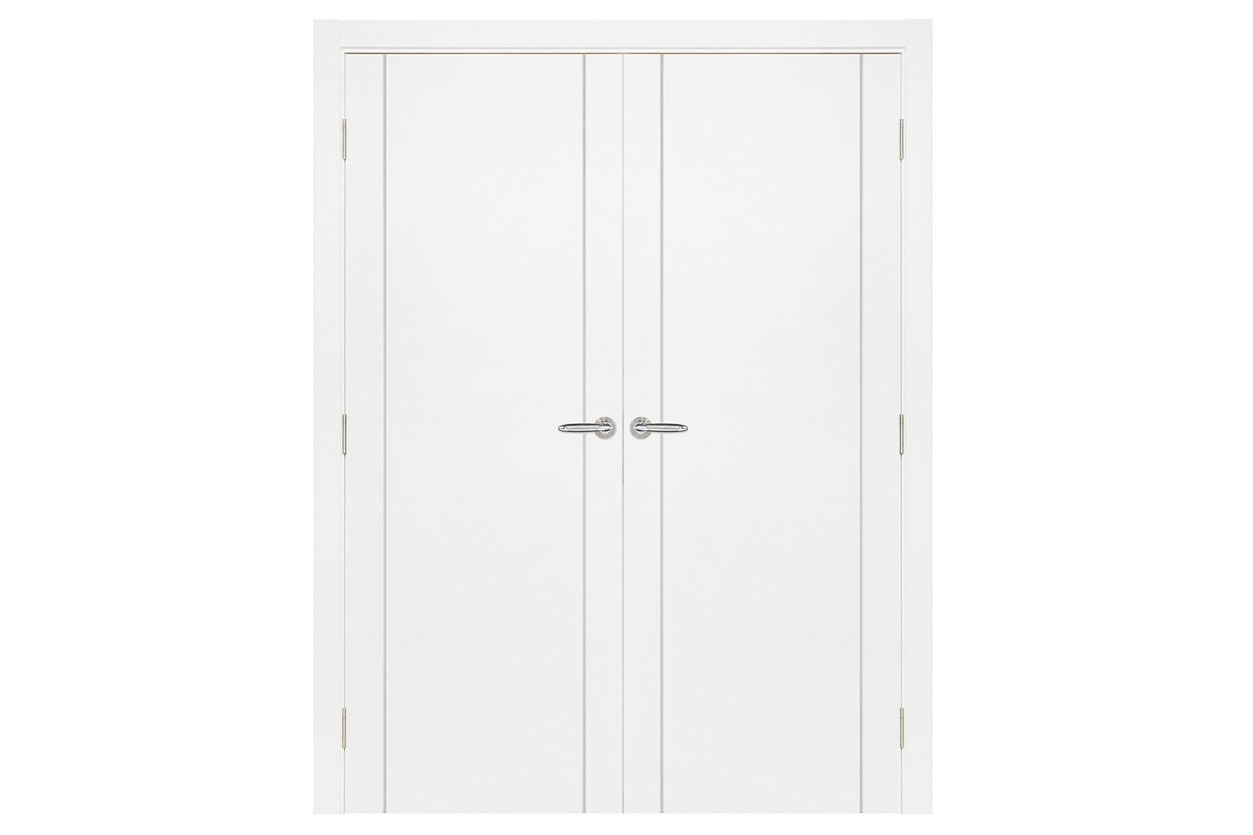 Nova Smart 008 White Cortex Laminated Modern Interior Door - Double Door