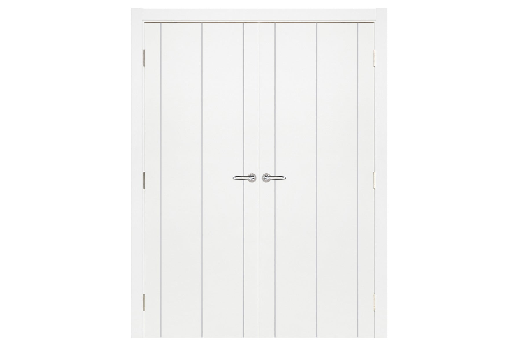 Nova Smart 009 White Cortex Laminated Modern Interior Door - Double Door