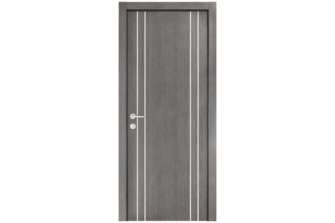 Nova Smart 010 Gray Eco Veneer Modern Interior Door - Single Door