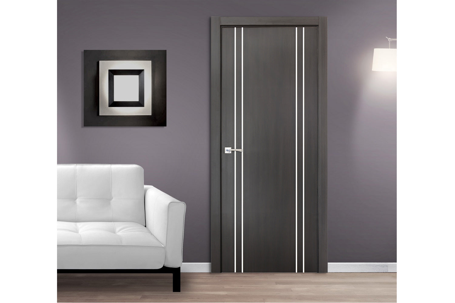 Nova Smart 010 Wenge Eco Veneer Modern Interior Door