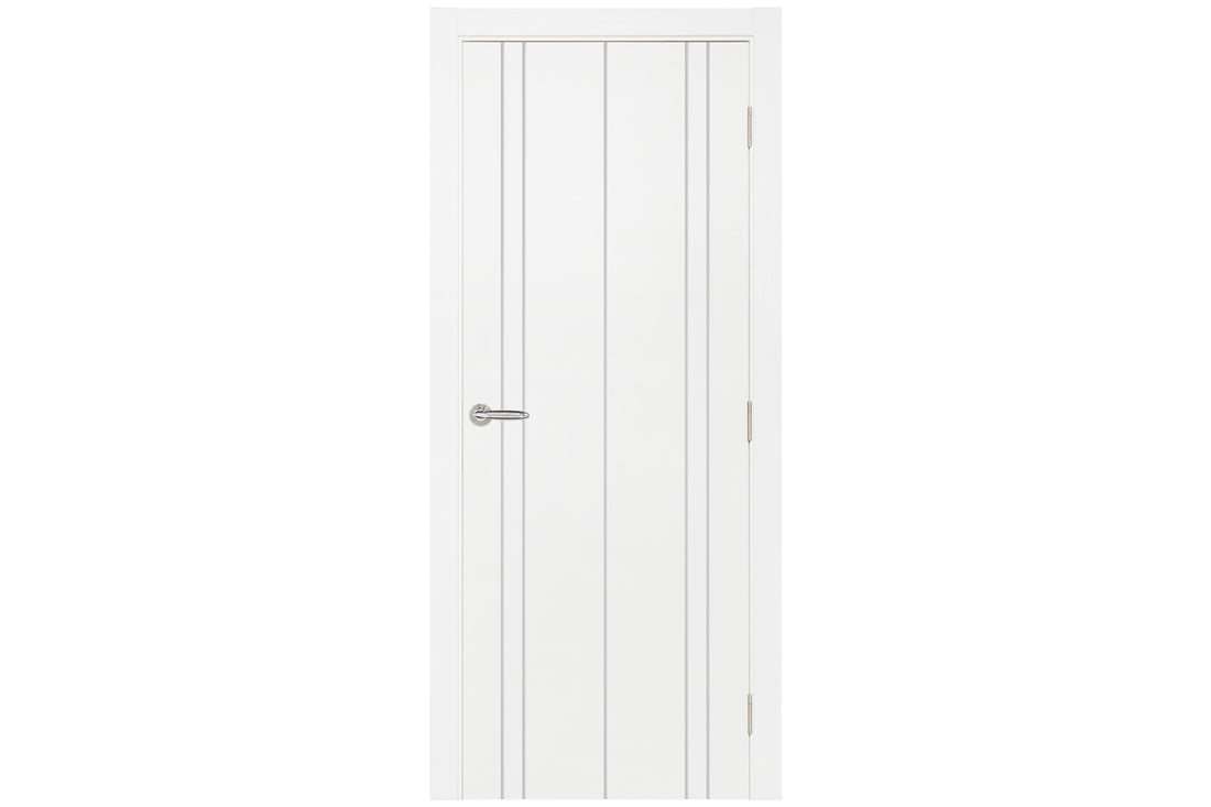 Nova Smart 011 White Cortex Laminated Modern Interior Door - Single Door
