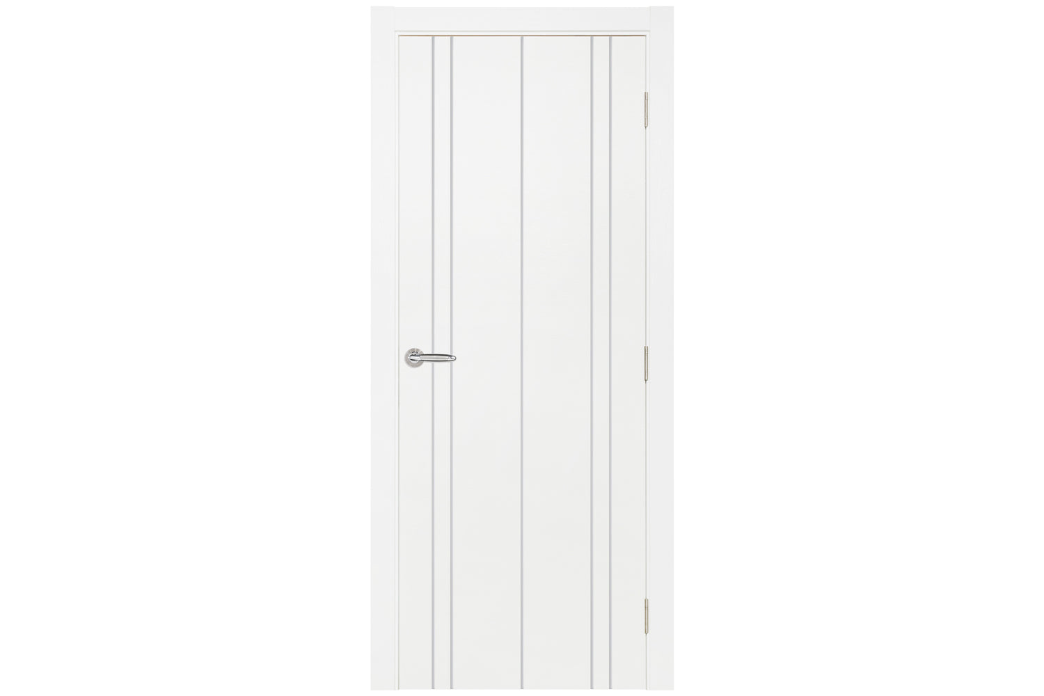 Nova Smart 011 White Cortex Laminated Modern Interior Door - Single Door