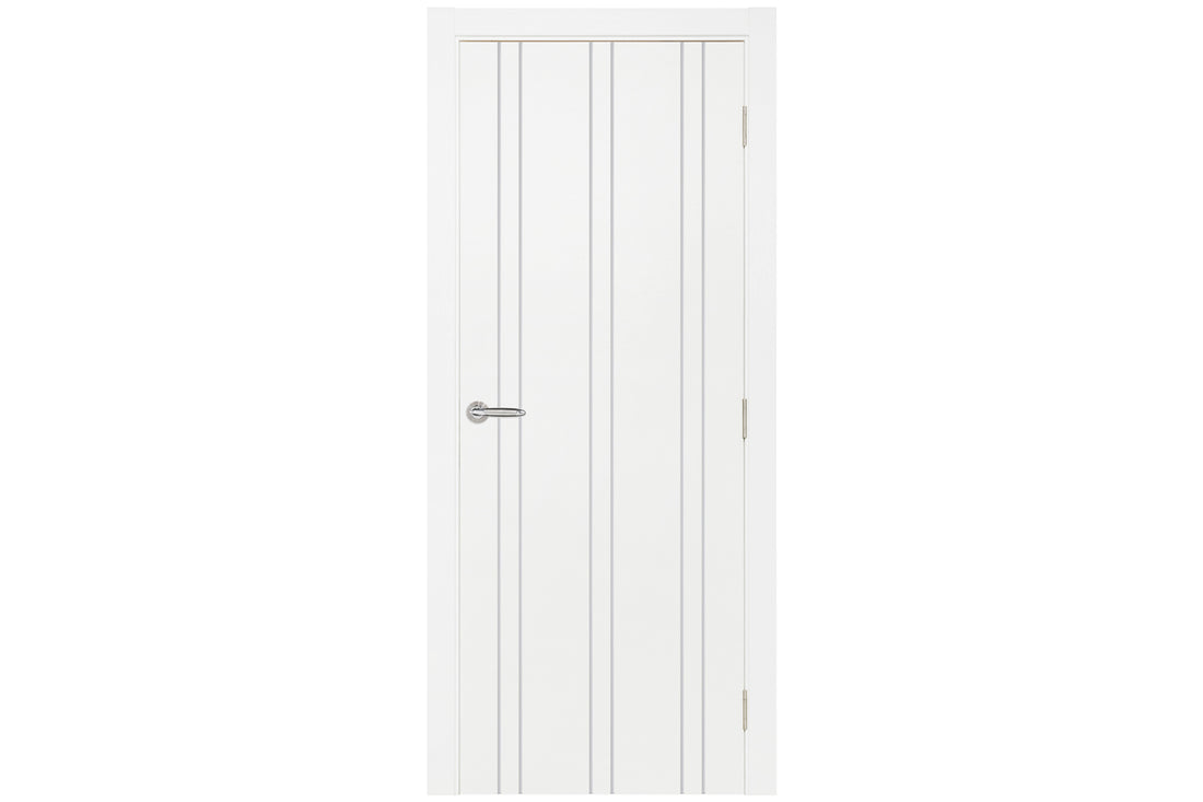 Nova Smart 012 White Cortex Laminated Modern Interior Door - Single Door