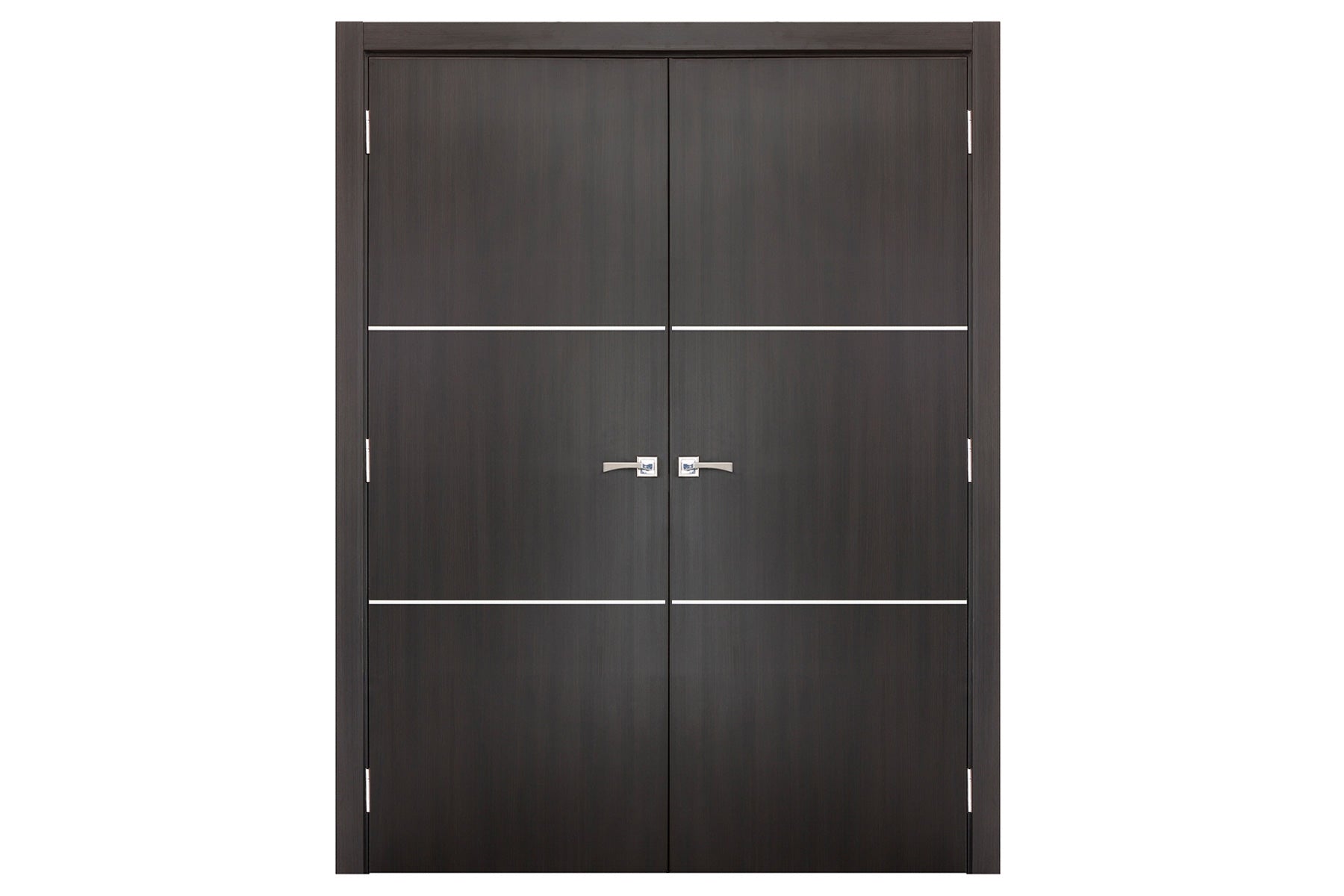 Nova Smart 013 Wenge Eco Veneer Modern Interior Door - Double Door