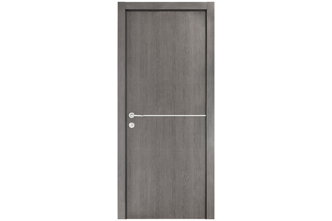 Nova Smart 014 Gray Eco Veneer Modern Interior Door - Single Door