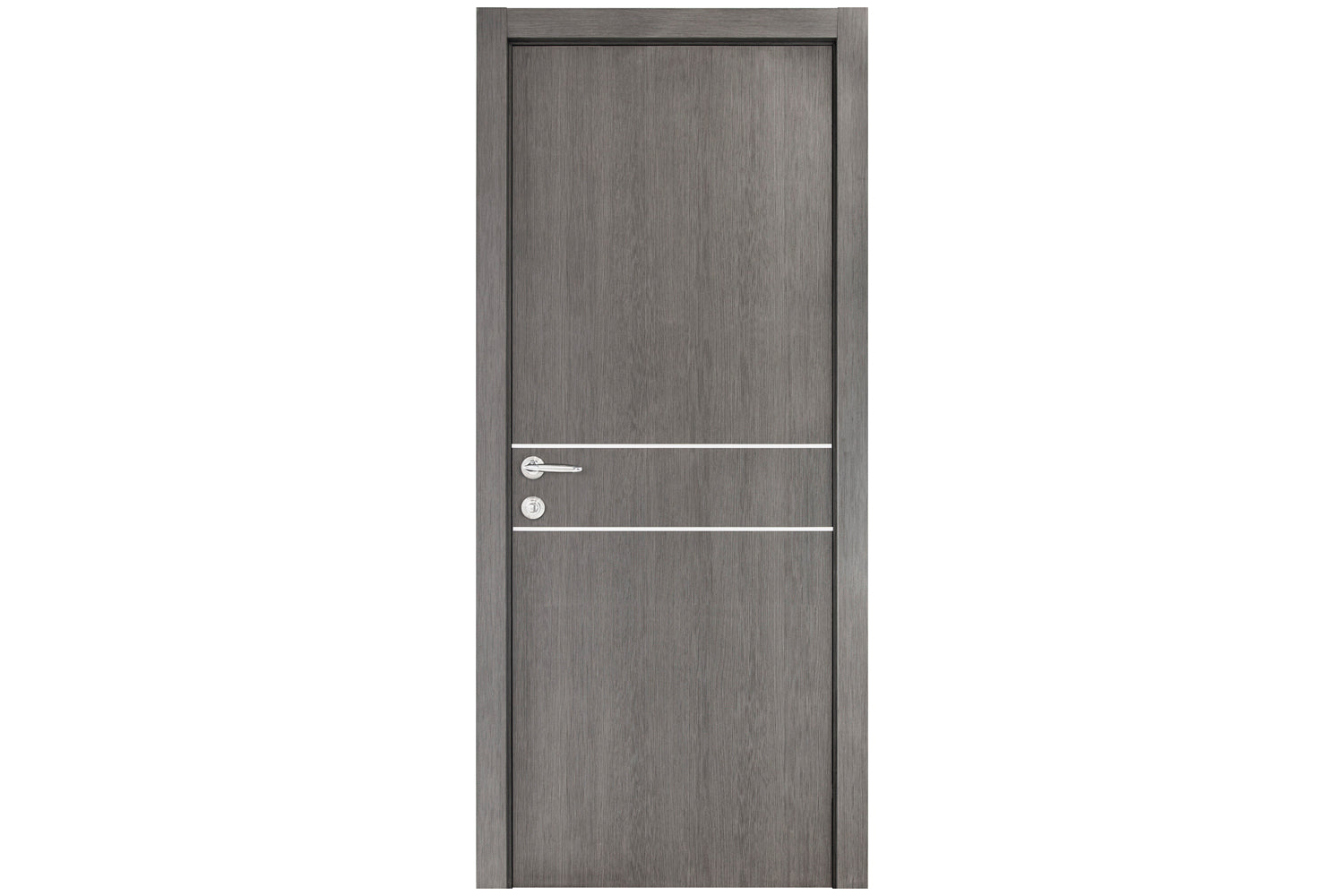 Nova Smart 015 Gray Eco Veneer Modern Interior Door - Single Door