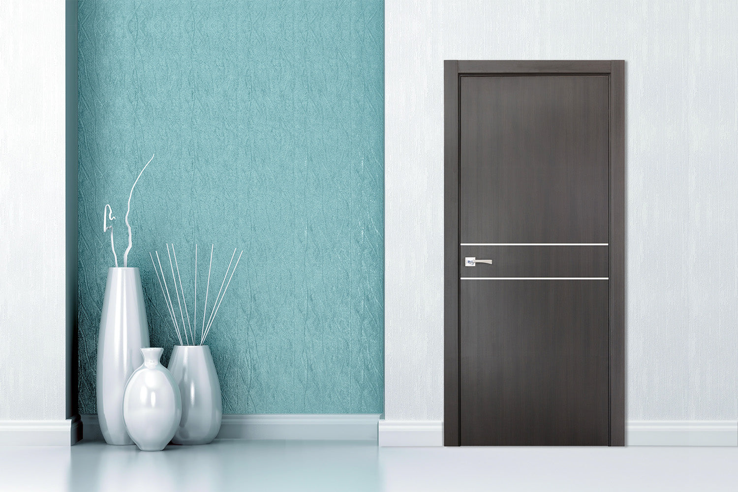 Nova Smart 015 Wenge Eco Veneer Modern Interior Door