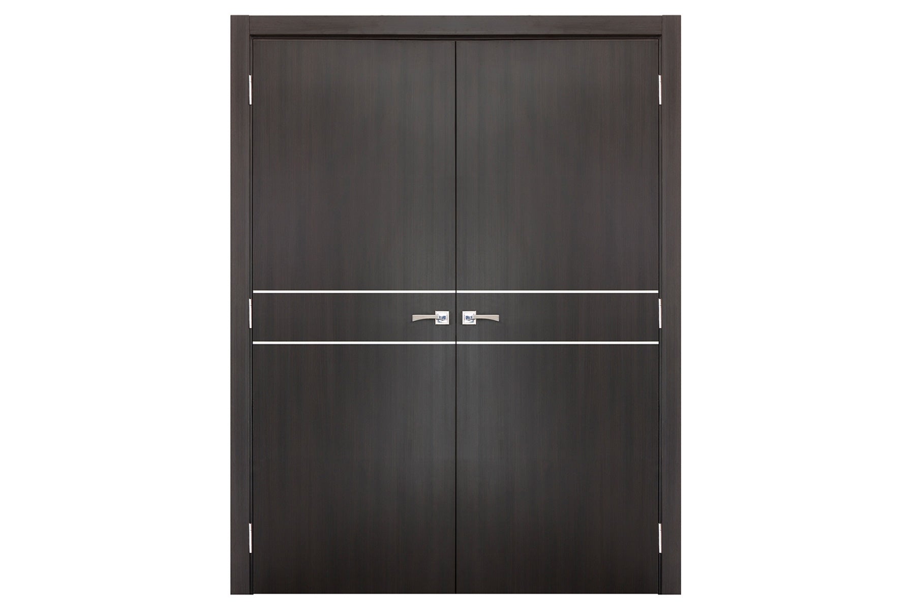 Nova Smart 015 Wenge Eco Veneer Modern Interior Door - Double Door