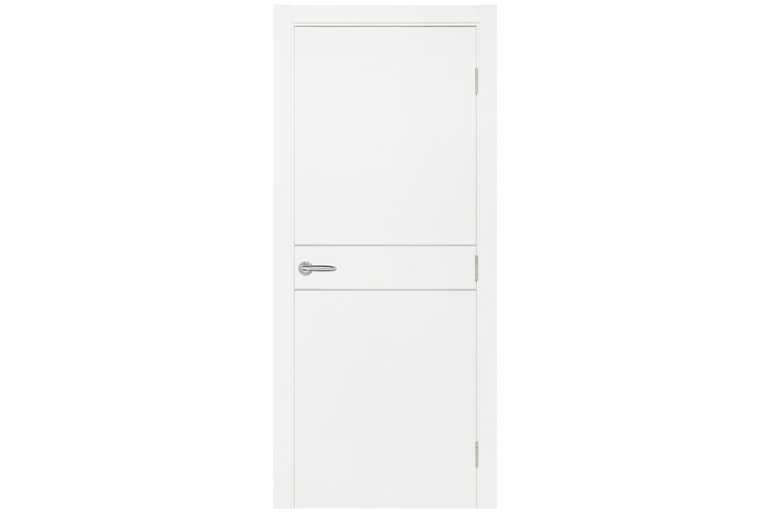 Nova Smart 015 White Cortex Laminated Modern Interior Door - Single Door