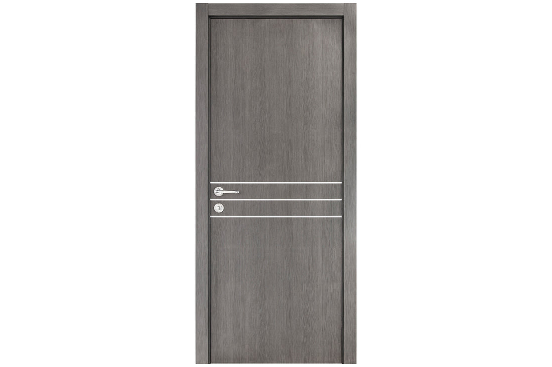 Nova Smart 016 Gray Eco Veneer Modern Interior Door - Single Door