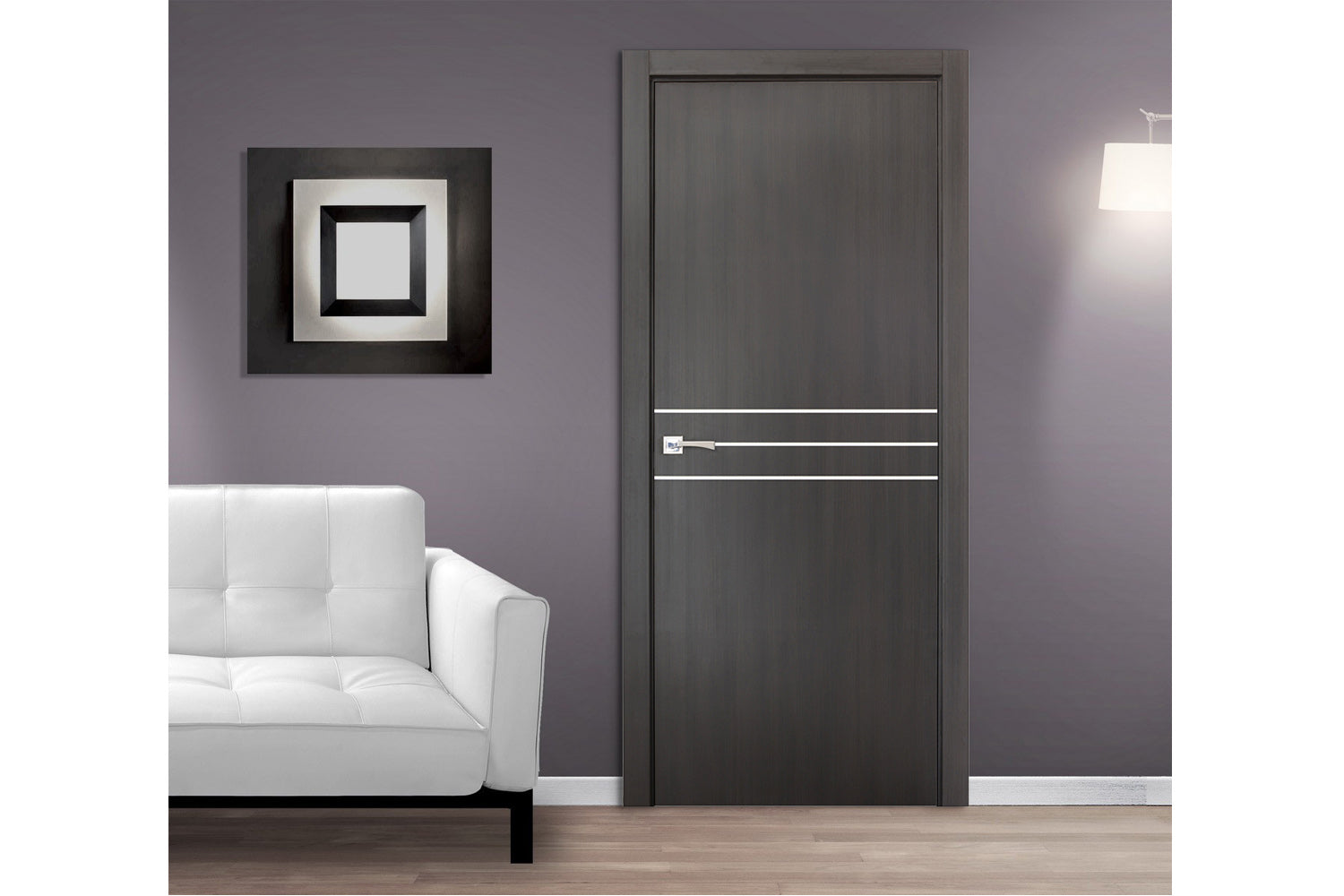 Nova Smart 016 Wenge Eco Veneer Modern Interior Door