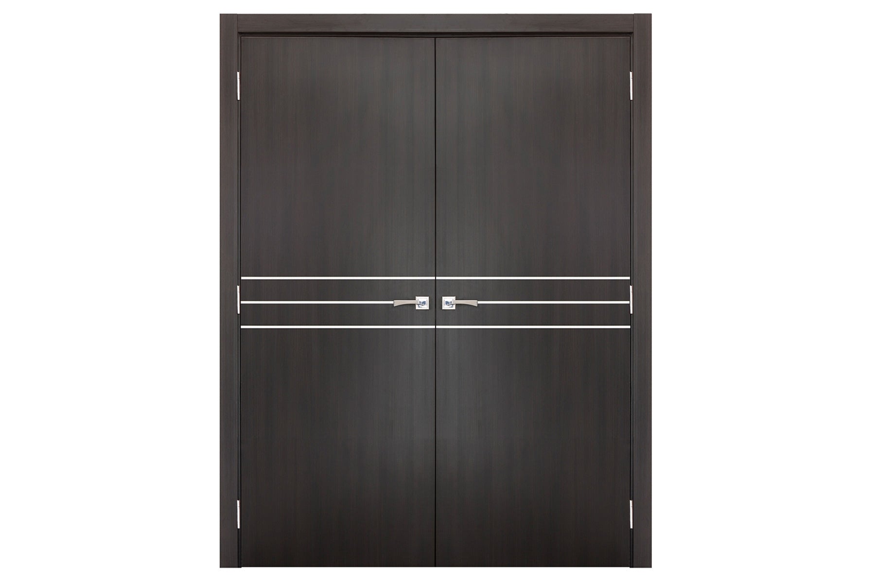 Nova Smart 016 Wenge Eco Veneer Modern Interior Door - Double Door