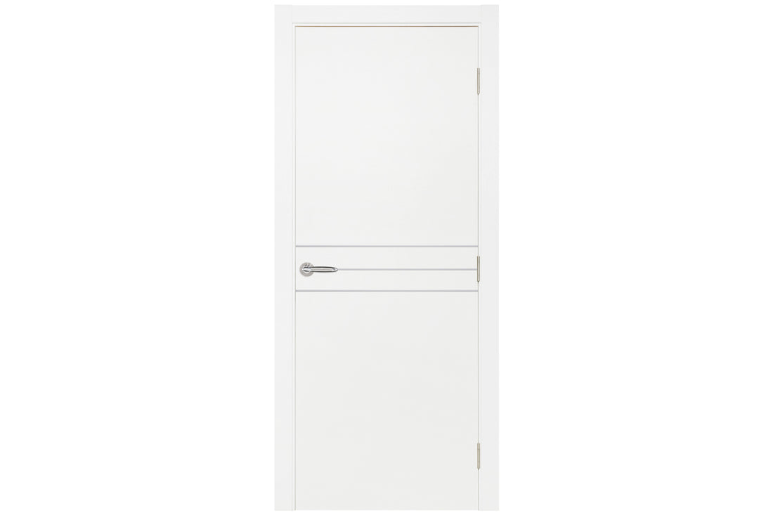 Nova Smart 016 White Cortex Laminated Modern Interior Door - Single Door