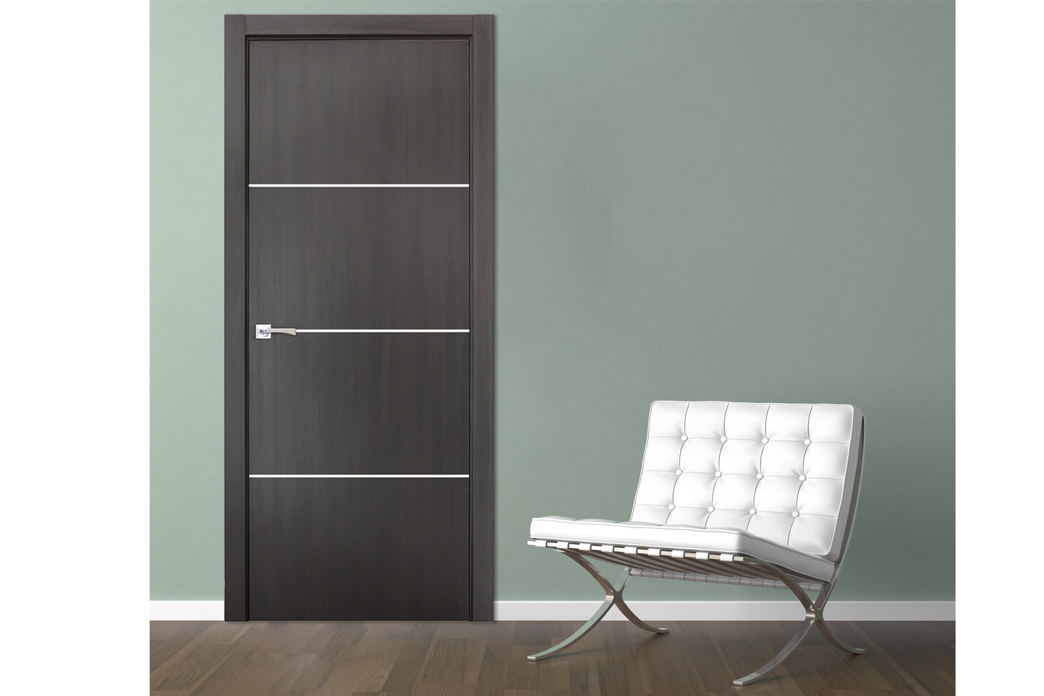 Nova Smart 017 Wenge Eco Veneer Modern Interior Door