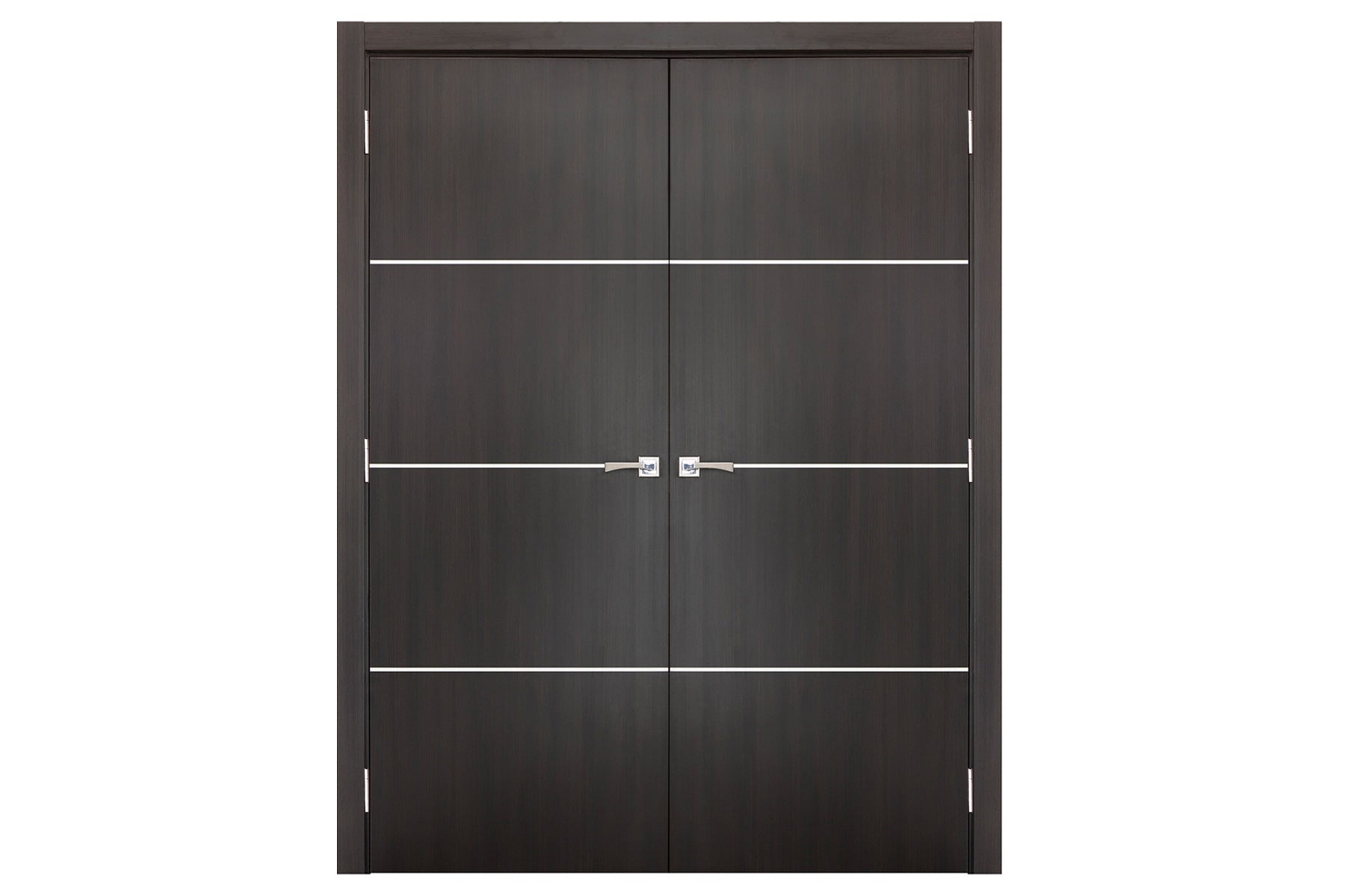 Nova Smart 017 Wenge Eco Veneer Modern Interior Door - Double Door