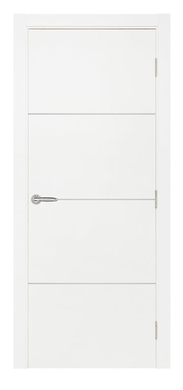 Nova Smart 017 White Cortex Laminated Modern Interior Door