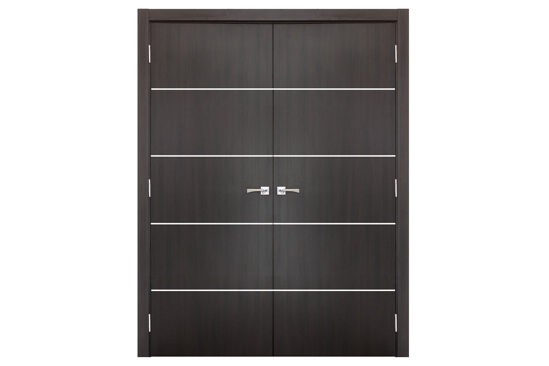Nova Smart 018 Wenge Eco Veneer Modern Interior Door - Double Door
