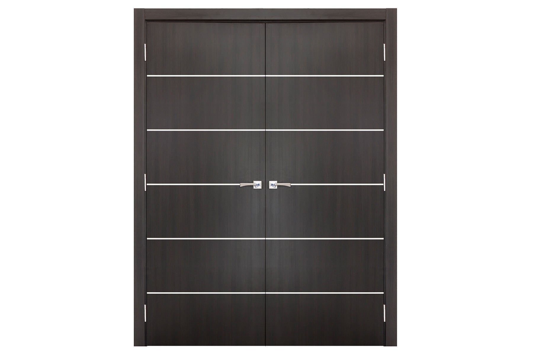 Nova Smart 019 Wenge Eco Veneer Modern Interior Door - Double Door