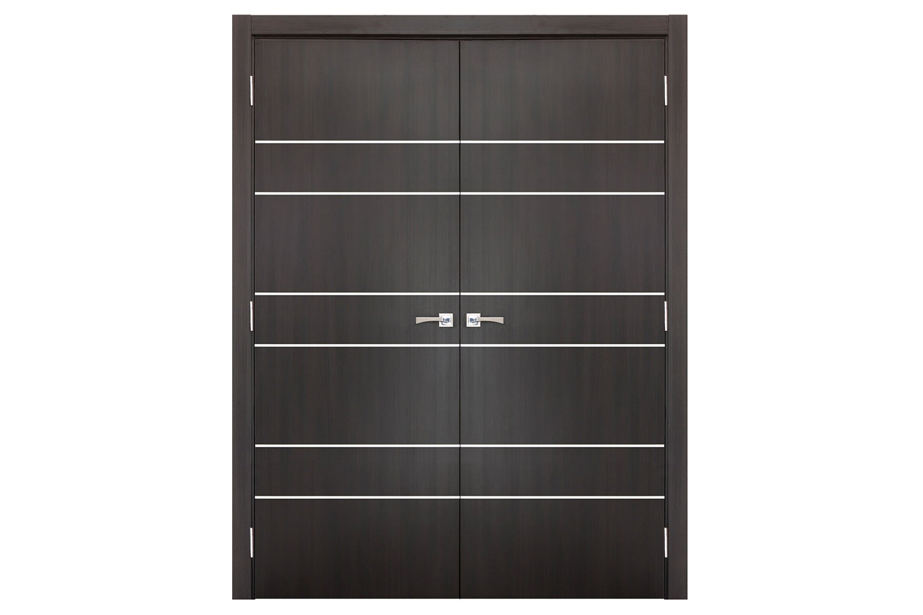 Nova Smart 020 Wenge Eco Veneer Modern Interior Door - Double Door