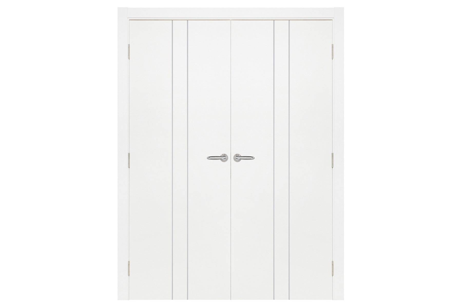 Nova Smart 021 White Cortex Laminated Modern Interior Door - Double Door