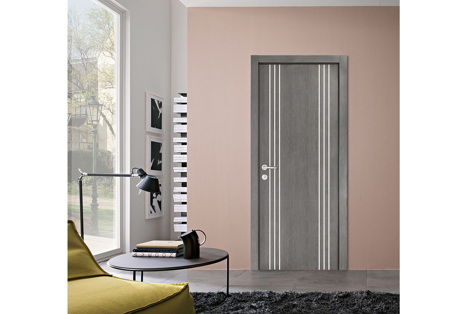 Nova Smart 022 Gray Eco Veneer Modern Interior Door