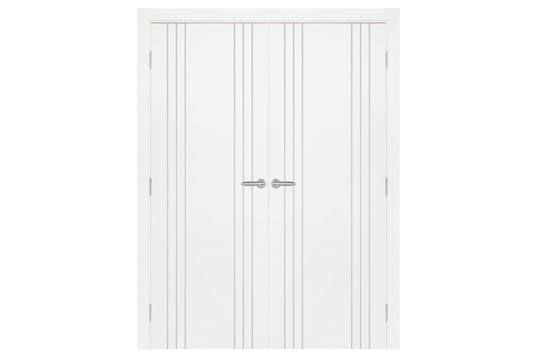 Nova Smart 022 White Cortex Laminated Modern Interior Door - Double Door