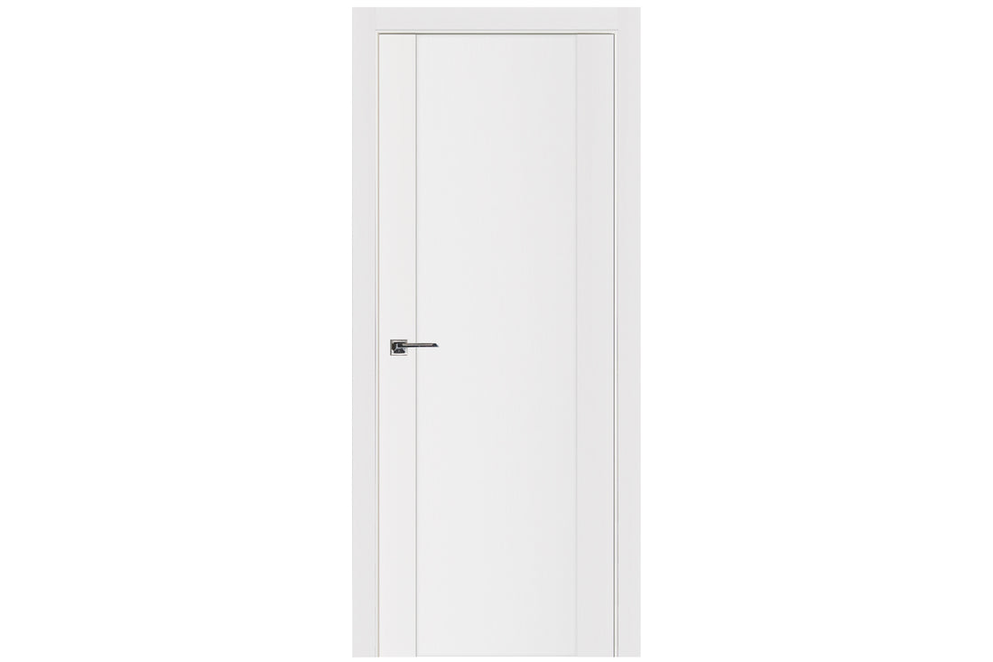 Nova Stile 001 Soft White Laminated Modern Interior Door