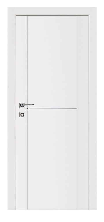 Nova Stile 002 Soft White Laminated Modern Interior Door