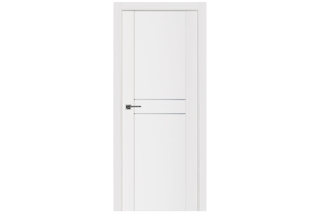 Nova Stile 003 Soft White Laminated Modern Interior Door - Single Door