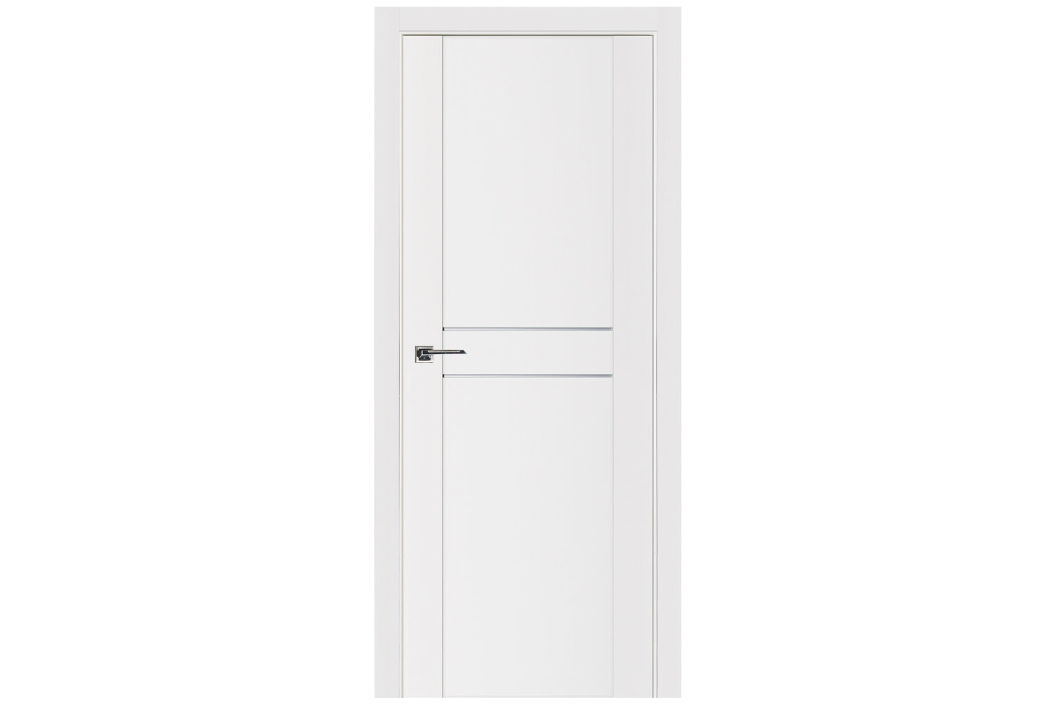 Nova Stile 003 Soft White Laminated Modern Interior Door - Single Door